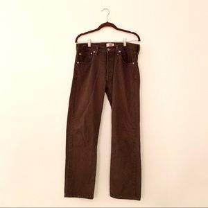 brown 501 levis